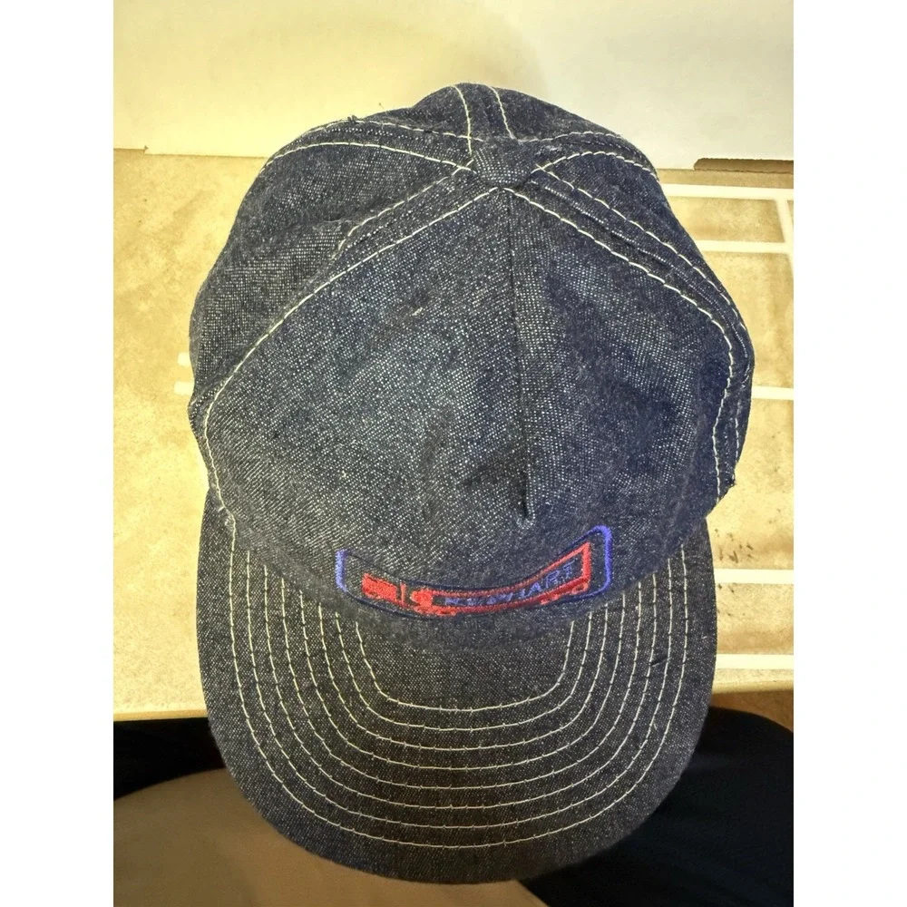 Vintage Otto Cap Trucker Hat Denim‎ Snapback Kephart Truck Embroidered 80s 90s